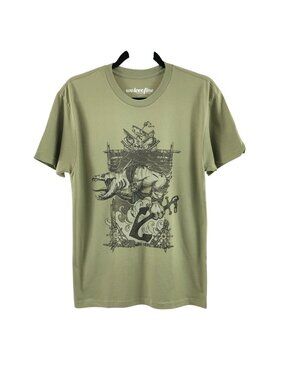 WeLoveFine Steam Workshop Mens T Shirt Ravaging Tidehunter Olive Green Size S